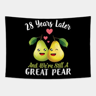 Husband And Wife 28 Years Later And We're Still A Great Pear Tapestry