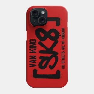 van King - SK8 - The Streets Are My Kingdom - Black Phone Case