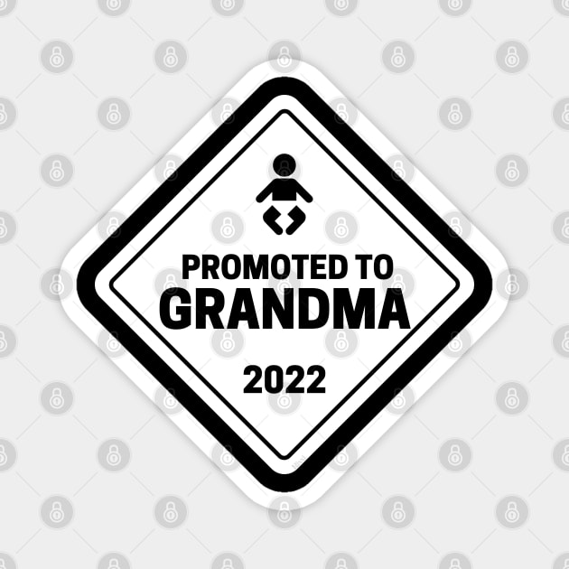 Promoted to Grandma Baby Announcement Magnet by hudoshians and rixxi