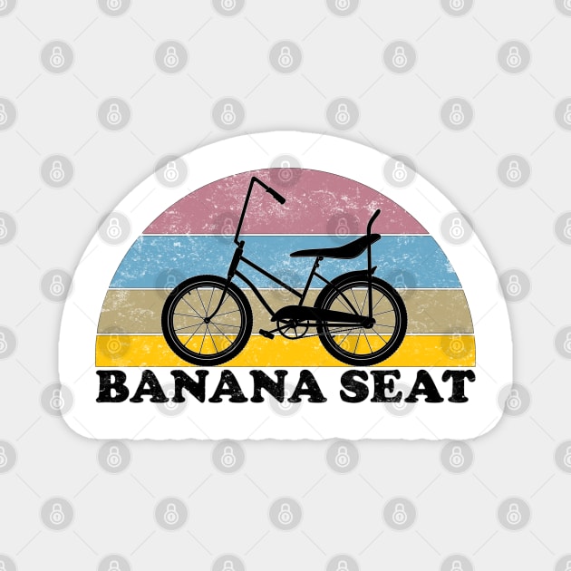 Banana Seat Bike Vintage Colors Magnet by TheWanderingFools