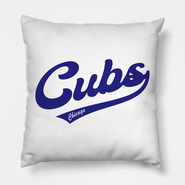 Chicago Cubs Pillow by Cemploex_Art