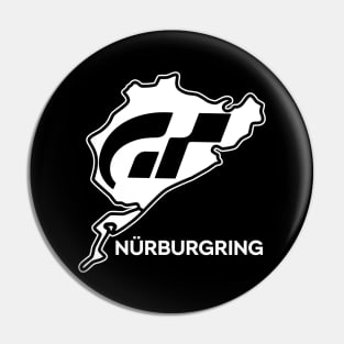 Nurburgring Nordschleife Race Track, GT, Gran Turismo Pin