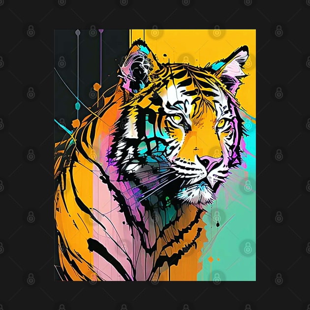 Urban Tiger by LylaLace Studio