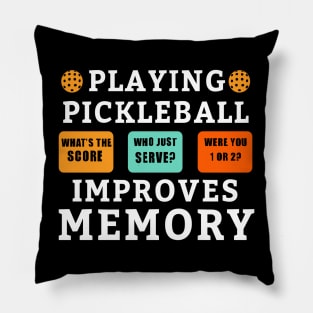 Playing Pickleball Improves Memory Pickleball Pillow