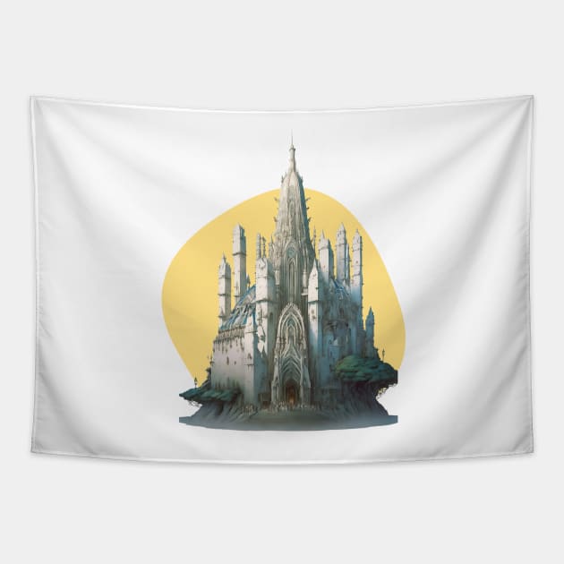 The Tower of Guard - Fantasy Tapestry by Fenay-Designs