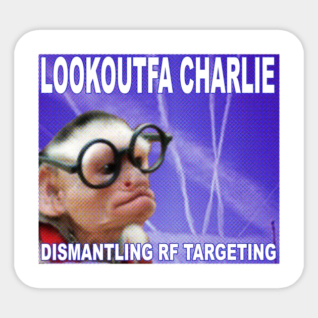 Lookoutfa Charlie Half Tone / Dismantle - V2k - Sticker | TeePublic