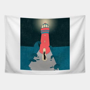 The Cat in the Lighthouse Tapestry