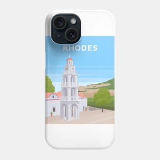 Rhodes, Greece - Greek Island Church Phone Case