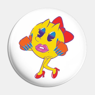 Gamer Girl (Red  Bow) Pin