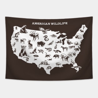 American Wildlife Tapestry