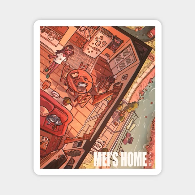 Mei's home Magnet by carlesdalmau