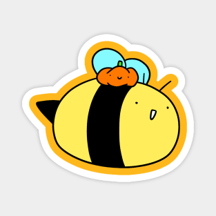Pumpkin Bee Magnet