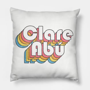 Clare Abú / Ireland Forever! Retro Faded-Look Irish Design Pillow