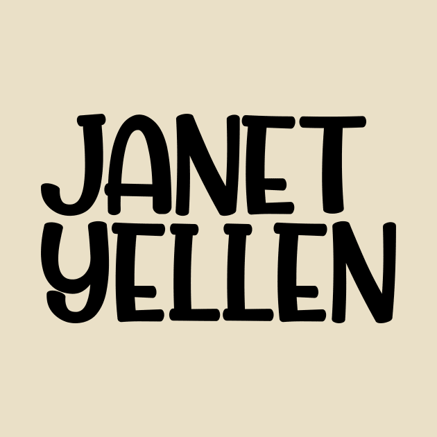janet yellen by BadrooGraphics Store