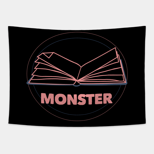 Book Monster Tapestry by Hip Scarves and Bangles