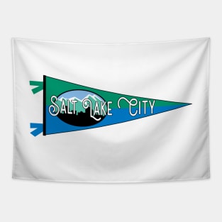 Salt Lake City Flag Pennant Tapestry