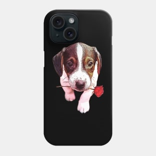 'Rose Boston Terrier ' Valentine's Day Boston Terrier Phone Case