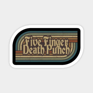 Five Finger Death Punch Vintage Stripes Magnet