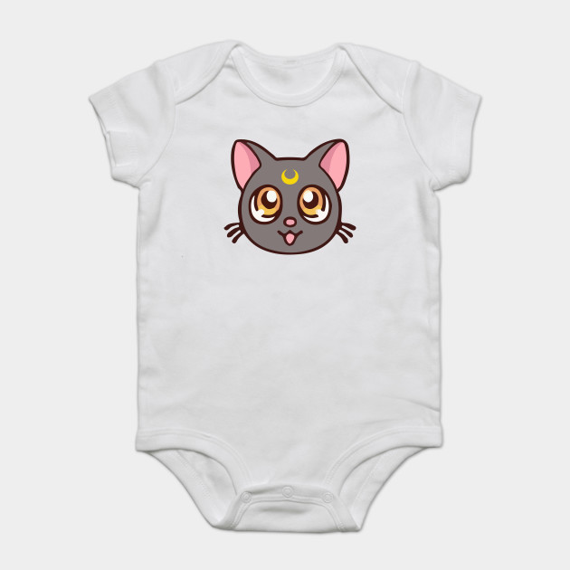 Anime Face Cat Luna Sailor Moon Onesie Teepublic