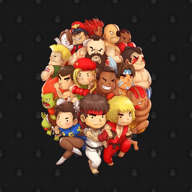 Super Street Fighter II Chibi by Pop Fan Shop