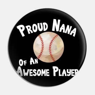 Favorite Player Nana Love Softball Player Pin