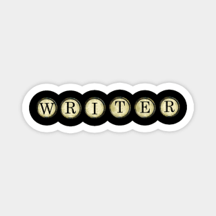 Writer - typewriter keys - a statement piece for writers Magnet