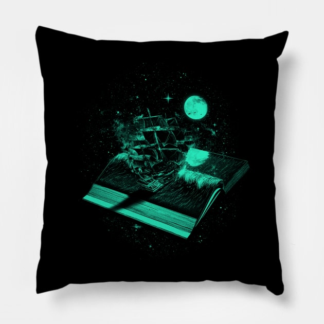 Crossing the Rough Sea of Knowledge Pillow by nicebleed