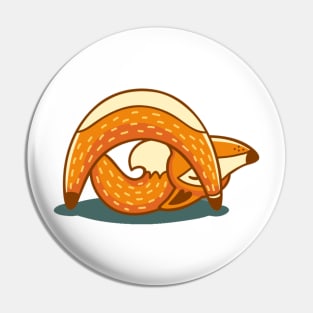 fox yoga Pin