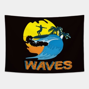 Waves Tapestry