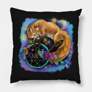 Dreamcatcher Fox Pillow