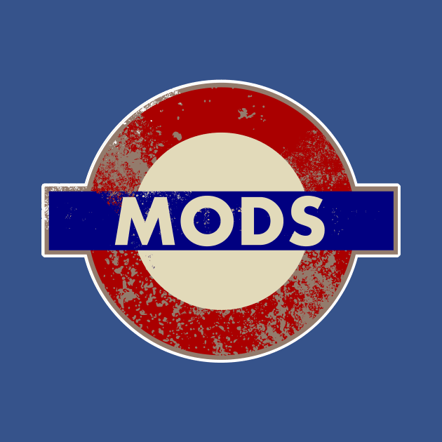 MODS METRO SIGN by KARMADESIGNER T-SHIRT SHOP