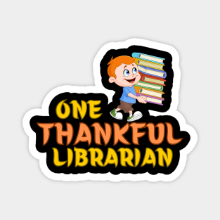 Thanksgiving Librarian Magnet