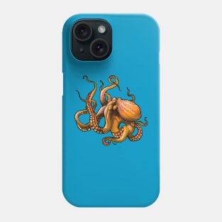 Octopus Orange Phone Case