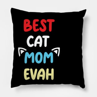 groovy best cat mom ever mothers day design for mom Pillow