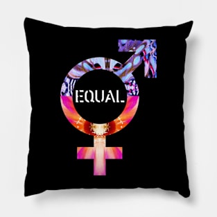 Equal Women's Rights Gender Equality Empowering Women Pillow