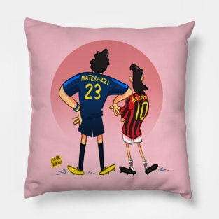 Marco Materazzi and Rui Costa Pillow