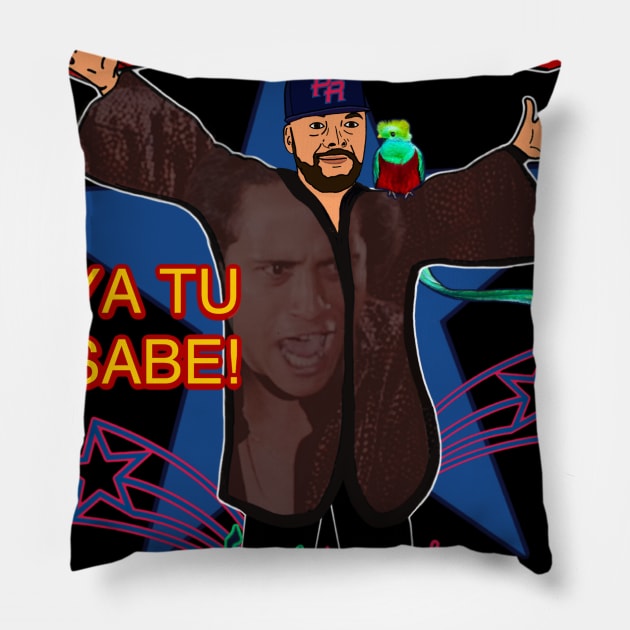 Charlie Fresco Pillow by Chuck Righteous