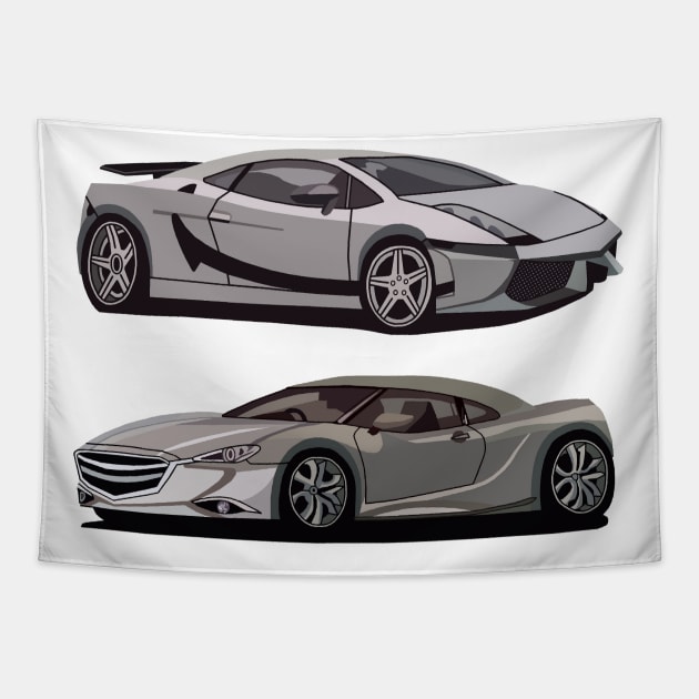 Automobiles Tapestry by An.D.L.