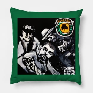 He Who Breaks the Law Pillow