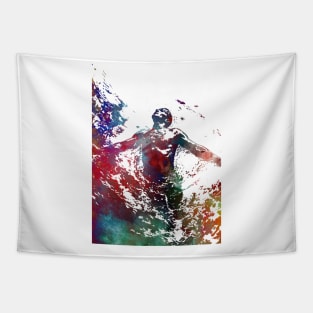 Swimmer sport art #swimmer #sport Tapestry