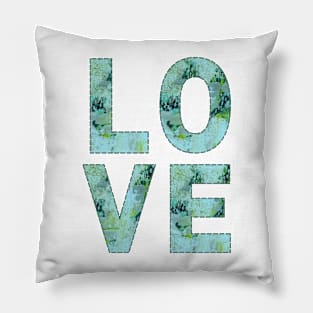 Art Acrylic artwork abstract Valentine Love Pillow