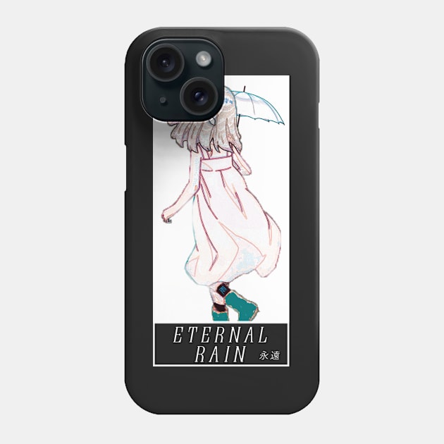 Evol X Love ''ETERNAL RAIN'' V2 Phone Case by riventis66