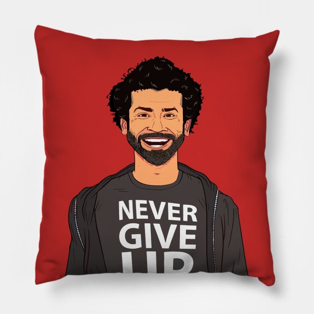 Mo never give up Pillow by brandonluo