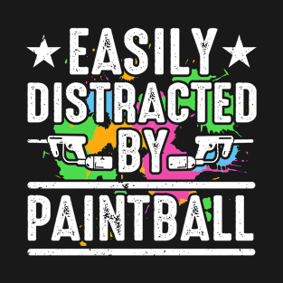 Easily Distracted By Paintball T-Shirt