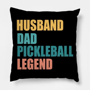 Husband Dad Pickleball Legend Pillow