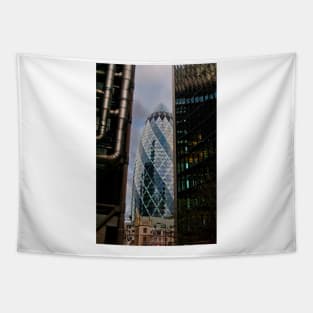 30 St Mary Axe The Gherkin London England Tapestry