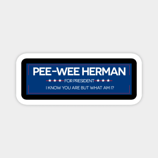 Pee-Wee For President Magnet