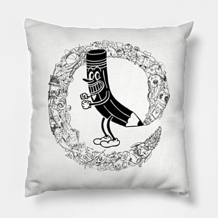Draw With Your Butt! Pillow