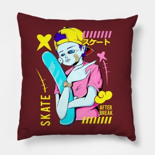 Skater boy SKATE TO DIE Pillow