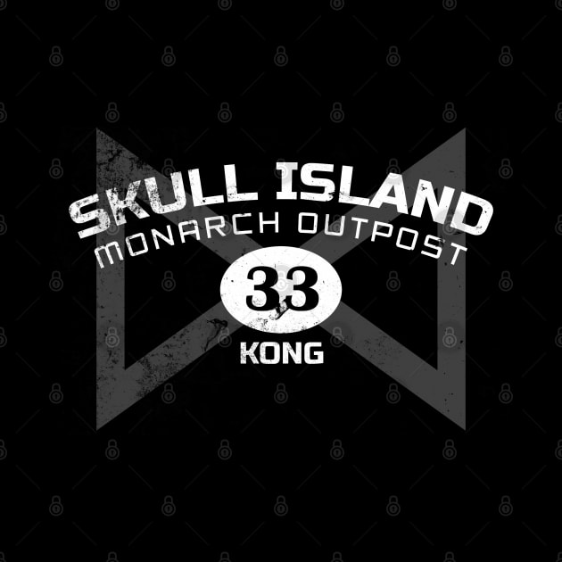 Skull Island Monarch Outpost, distressed by hauntedjack